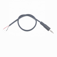 Câble audio 2.5mm sur mesure 3 pôles 2.5 prise stéréo mâle queue étamage étendre le câble audio