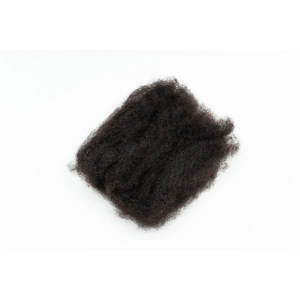 100% işlenmemiş brezilyalı bakire sapıkça toptan insan saçı uzantıları Locs için 50g Afro Kinky saç - Product Image 4
