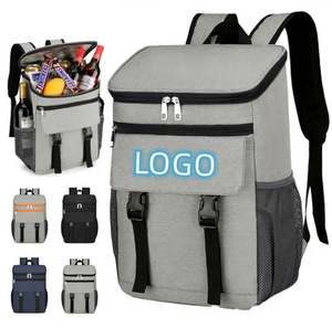 Custom Logo Fresh-Keeper Picnic <b>Backpack</b> Fashionable Waterproof Lunch <b>Cooler</b> for Food Delivery Outdoor Reusable - Product Image 1