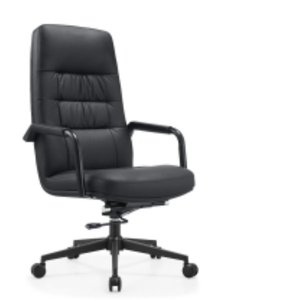 Chaise de bureau en cuir moderne et confortable avec accoudoirs et dossier 37731-1901A - Product Image 2