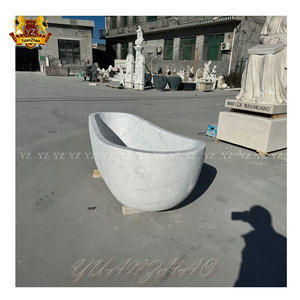 <span class=keywords><strong>Baignoire</strong></span> autoportante <span class=keywords><strong>en</strong></span> <span class=keywords><strong>marbre</strong></span> blanc, travertin poli, massage à remous, <span class=keywords><strong>baignoire</strong></span> <span class=keywords><strong>en</strong></span> pierre de haute qualité directe d'usine - Product Image 6