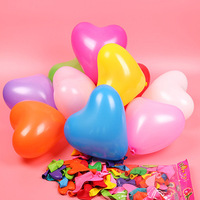 Ballon en latex mat en forme de cœur de 2,2 g, durable, pour mariage, fête des mères, Halloween, décoration de pièce, fête d'anniversaire pour adultes, gonflable