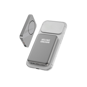 Ultra-thin Aluminum Alloy Magnetic Wireless Power Bank with LED Display 10000mAh Ultra Slim Design Wireless Charging LX25L - Product Image 3