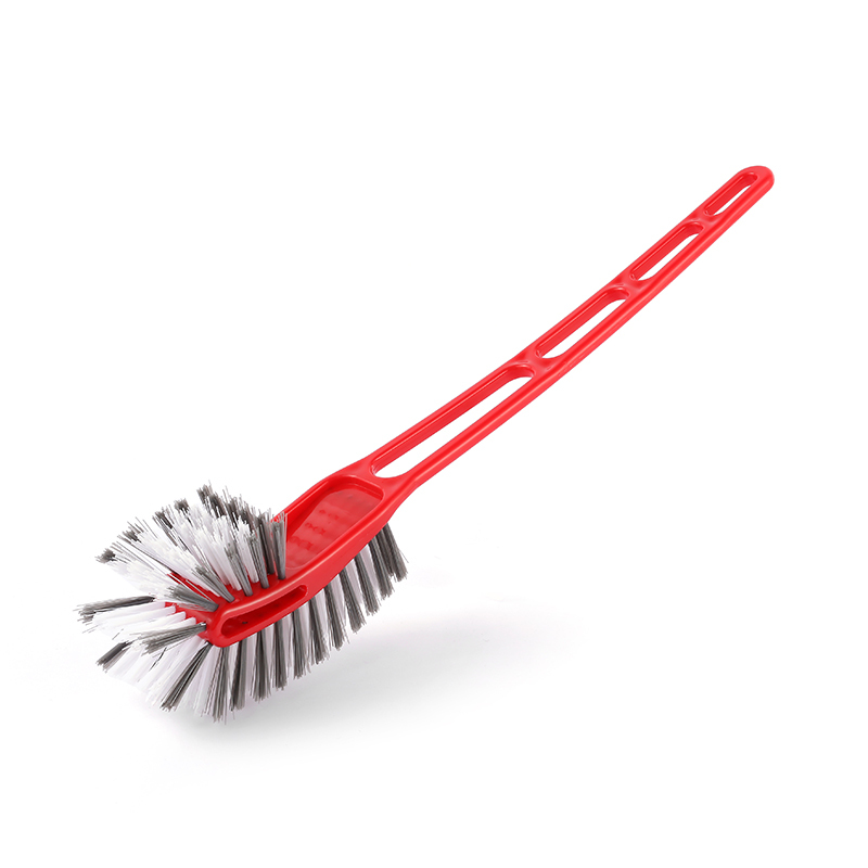 AQUALONA® Toilet Brush Replacement - White PVC Handle With Nylon Bristles, Hanging Loop - View #7