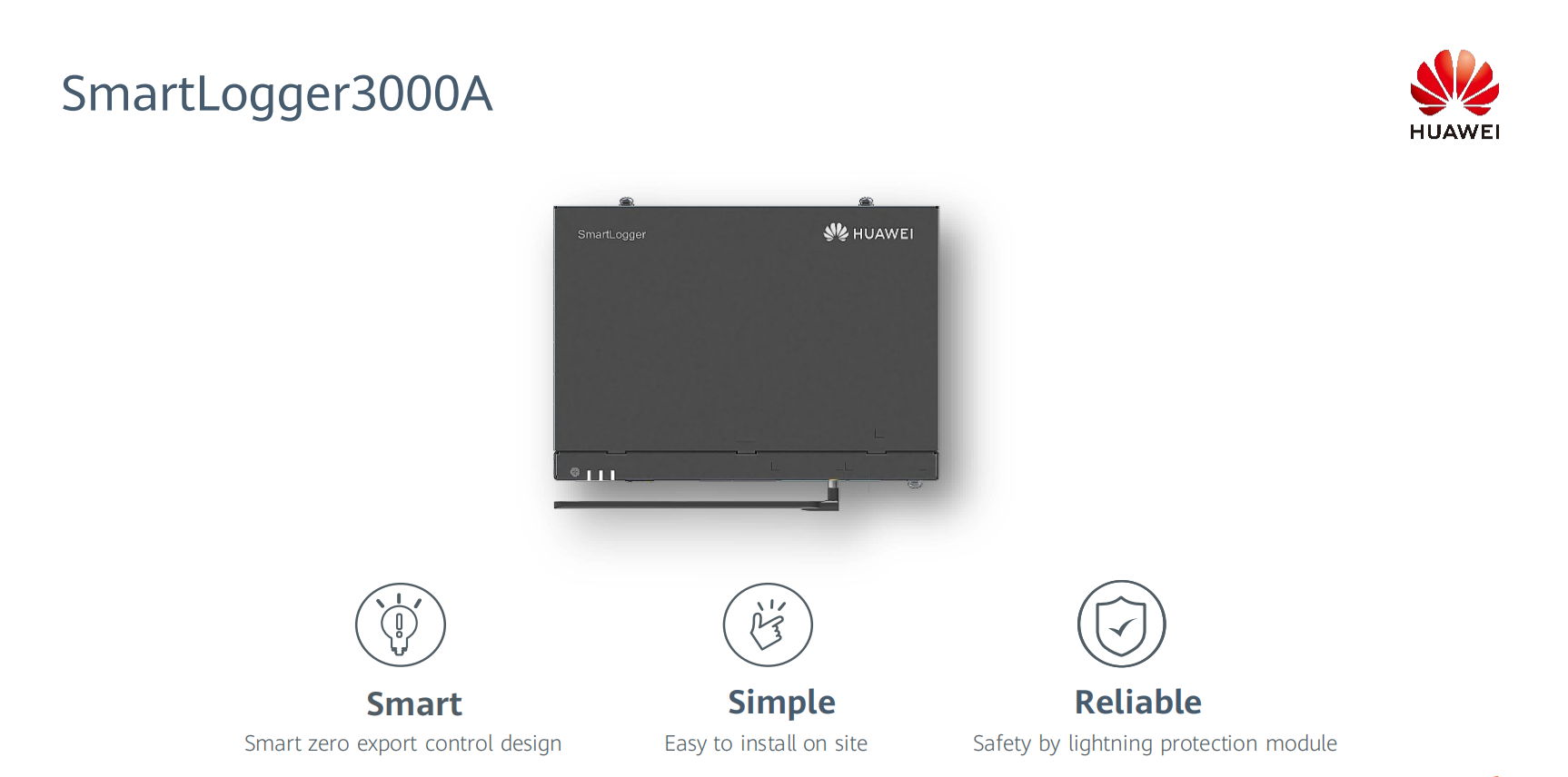 Huawei Data Logger 3000A - Smart Monitoring for Solar Inverters