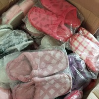 Chaleur hivernale Pantoufles en fourrure artificielle à usage domestique Liquidation de l'inventaire Chaussures en stock diverses