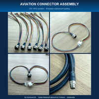 Cables Robóticos Personalizados, Arnés de Sensor con Codificación A M12 para Robot Colaborativo - Resistente al Agua IP67, 5m de Longitud, IRH07