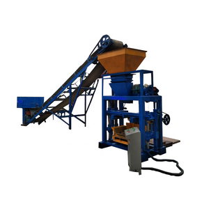 Machine de fabrication de blocs creux en <span class=keywords><strong>béton</strong></span> ciment semi-automatique <span class=keywords><strong>moins</strong></span> chère pour la construction de bâtiments QT40-1 - Product Image 4