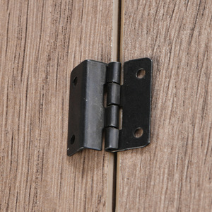 Bisagra Estándar Tipo H de 24 mm x 8 mm, Montaje en Superficie, Hierro, Diseño Minimalista y Duradero para Muebles, Plateado/Negro - Product Image 4