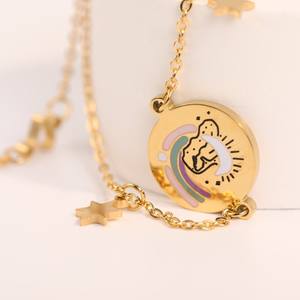 سوار جديد بتصميم عصري بسيط مطلي بالذهب على شكل بطاقة التارو للسيدات والفتيات، مجوهرات إبداعية - Product Image 2