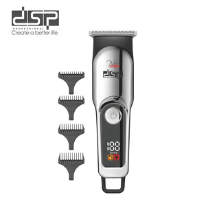 Cortadora de Pelo Profesional DSP de 20W, Cuerpo Metálico, Recargable por USB, para Uso en Salón, con Peines Guía - Product Image 2