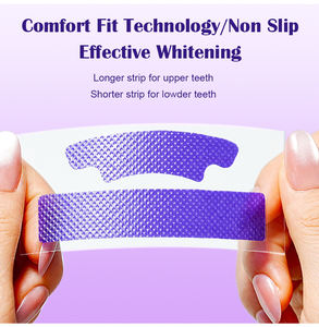 Sản phẩm làm trắng răng nhãn hiệu riêng bán sỉ V34 PAP, miếng dán làm trắng răng màu tím - Product Image 3