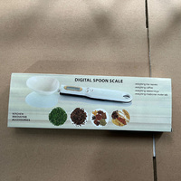 Balance de cuisine pour usage domestique 500g 300g 0.1g, balance électronique en grammes, affichage LCD, mesure du poids des aliments, cuillère-balance numérique