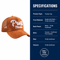 Gorra Trucker de Seis Colores con Visera Curva, Ajustable, de Malla Delantera y Parte Trasera de Gamuza, Estilo Casual para Exteriores y Streetwear