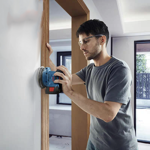 <span class=keywords><strong>Ponceuse</strong></span> excentrique sans fil PRO GEX 185-LI <span class=keywords><strong>18V</strong></span> à faible vibration, conception ergonomique, pour le bricolage, le bois et le plâtre - Product Image 5