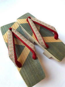 Scarpe Kimono giapponesi personalizzate moderne Gata Paulownia <span class=keywords><strong>legno</strong></span> zoccoli Geta sandali Geta con <span class=keywords><strong>tacco</strong></span> - Product Image 2
