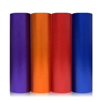 12 ''* 12'' PVC mate metálico adhesivo permanente vinilo cromado artesanía vinilo papel película vinilo letras película adhesiva para cortador DIY