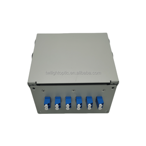 12 cổng hướng dẫn cáp kim loại thiết bị đầu cuối hộp 4G PoE Mạng sợi quang ODF SC-APC/UPC Duplex LC Viễn Thông bộ phận Din Rail bao vây hộp - Product Image 1