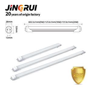 Bombillas <span class=keywords><strong>LED</strong></span> de 4 pies, 6000K, luz diurna, equivalente a balasto bypass R17D/HO F96T12/DW/HO, cubierta transparente, reemplazo fluorescente T8 - Product Image 1