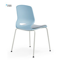 Nouveau design de chaises de bureau modernes, confortables et rembourrées, sans accoudoirs, pour la formation des visiteurs