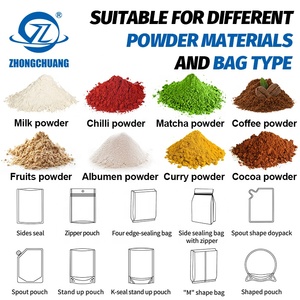 Máquina de llenado y sellado de bolsas Doypack preformadas con cierre, para especias en <span class=keywords><strong>polvo</strong></span> como cúrcuma, chile, canela y pimentón. - Product Image 2