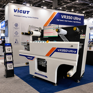 Max 10m/min Die Cutting <b>Speed</b> Multi-blade Digital Label Die Cutter VR350Ultra With Automatic Cutting Head Distance Adjustment - Product Image 6