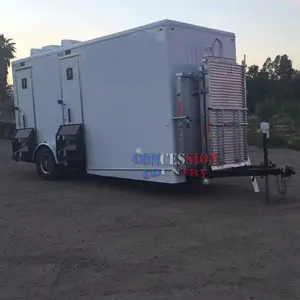 Mobile Restroom Trailer ADA Handicap Bathroom Solar Power Public Toilet Portable Toilet Trailer For Sale