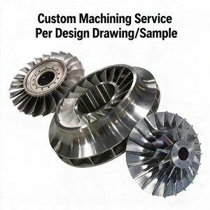 Rotor de Titanio TC4 para Fresado CNC de 5 Ejes, Rueda de Turbina CNC de Grado Aeroespacial, Impulsor de Turbina para Compresor y Centrífuga - Product Image 1