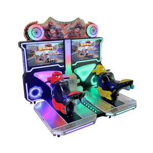 Baby Bear Hot Bán 2 Người Chơi 3D Xe Máy Lái Xe Mô Phỏng Xe Đua Arcade Trò Chơi Máy Cậu Bé Arcade Trò Chơi Điện Tử - Product Image 1