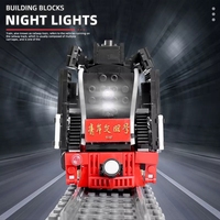 Mould King 12003CX technologie ferroviaire de haute technologie, blocs de Construction de voitures de Train étendu, blocs de Construction de voitures de Train, blocs de jouets de Construction