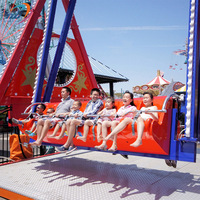 Le carnaval d'enfants de parc d'attractions passionnant coloré populaire durable bon marché monte la balançoire heureuse à vendre