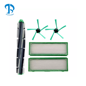 Ajustement pour <span class=keywords><strong>Vorwerk</strong></span> VR200 VR300 <span class=keywords><strong>Robot</strong></span> aspirateur pièces de rechange rouleau principal brosse bord latéral brosse HEPA filtre accessoires - Product Image 1