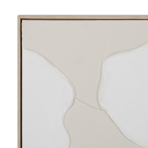 Quadro su tela dipinto a mano con cornice, design testurizzato per soggiorno o sala da pranzo - Product Image 5
