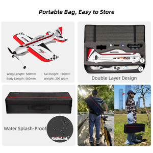 <span class=keywords><strong>Avion</strong></span> RC Radiolink A560 580mm 3D acrobatique à aile fixe, 6 modes, portée de 4 km, moteur brushless, télécommande, prêt à voler (RTF) pour débutants - Product Image 6