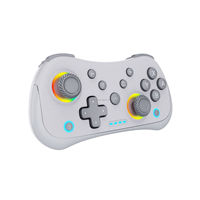 STK-7051 400mah NS Pro Controles de Juego Inalámbricos BT RGB para Nintendo Switch Lite/OLED/Windows PC/IOS/Android/Steam Mini Gamepad