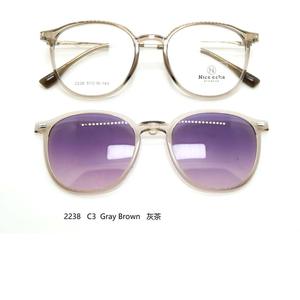 Juego de <span class=keywords><strong>Gafas</strong></span> de Lectura Magnéticas TR90 <span class=keywords><strong>Redondas</strong></span> con Montura Completa y Espejo - Ligeras, Venta al por Mayor - Product Image 3