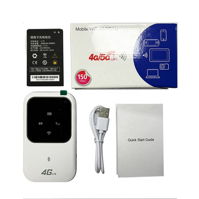 Hot Sales Custom Logo 3G 4G Wireless Router Mobile Portable Wi-Fi Car Sharer Sim Card Sot LTE B1 B3 B5 B40 FDD Mobile WiFi Lte