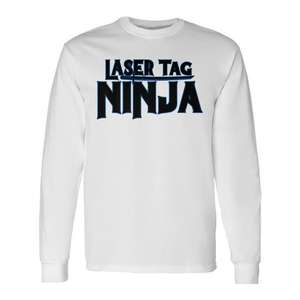 T-shirt à manches longues Laser Tag Ninja avec design graphique premium pour les joueurs - Product Image 1