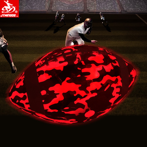 Thiết Kế Mới Kích Thước 3 6 9 Biểu Tượng Tùy Chỉnh Led Full Print Glow In The Dark American Football Ball - Product Image 1