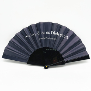 QM Promotional <b>Handheld</b> Rainbow LGBT Hand Folding <b>Fans</b> Sublimation Pattern Plastic Fabric <b>Fans</b> With Printing Your Design - Product Image 4