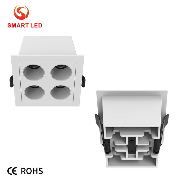 1x2W-15x2W Laser Blade LED Linear Light Commercial Office Downlight Fixture Recessed Spotlight with CRI 90 IP65 5-Year Warranty
