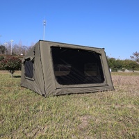 Carpa de Camping Inflable Resistente al Viento para las 4 Estaciones, con Piso Extraíble para Glamping Invernal, Espacio Amplio para Festivales