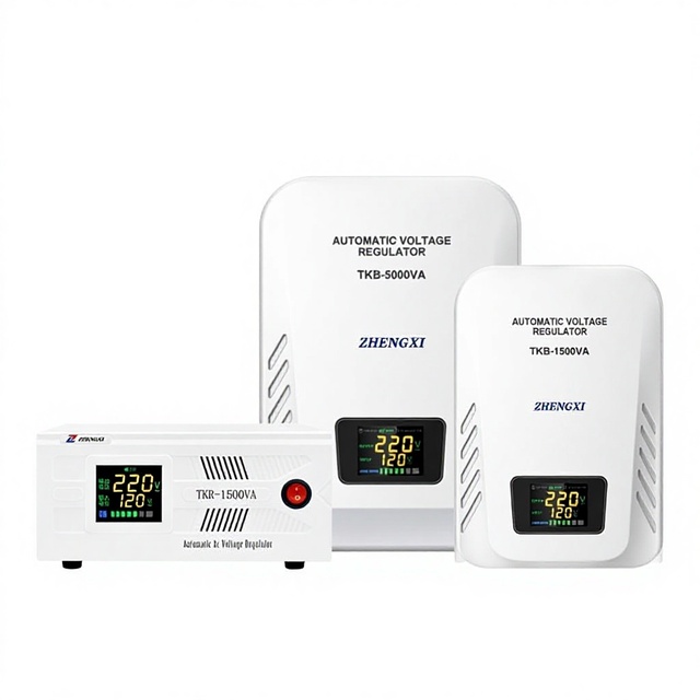 Zhengxi 2KVA Single-phase Electronic Voltage Stabilizer Digital LED Display Household Fully Automatic 220V Air Conditioner Smart