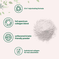 Poudre de collagène végétal naturel certifiée Halal pour l'éclaircissement de la peau, la croissance des cheveux, l'éclat et les soins de beauté quotidiens