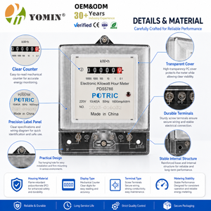 Medidor <span class=keywords><strong>de</strong></span> Energía Eléctrica Digital Monofásico <span class=keywords><strong>de</strong></span> 220V, Monitor <span class=keywords><strong>de</strong></span> Vatios y Kilovatios, Medidor Digital <span class=keywords><strong>de</strong></span> Energía Eléctrica en Kilovatios-Hora - Product Image 3