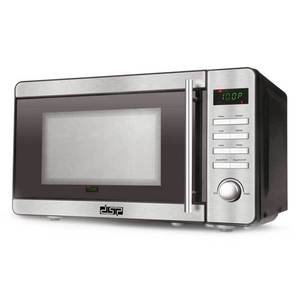Four à <span class=keywords><strong>micro</strong></span>-<span class=keywords><strong>ondes</strong></span> de comptoir en acier inoxydable de 20 L, grande capacité, avec bouton mécanique, pour usage domestique - Product Image 6
