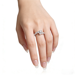 Bague de fiançailles en or massif 10K/14K/18K avec diamant CVD cultivé en laboratoire IGI pour homme et femme, élégante pour les fêtes - Product Image 4