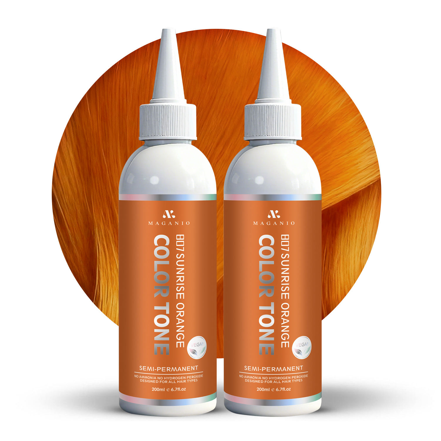 Orange lever du soleil