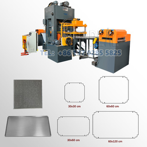 완전 자동 600x1200mm 금속 천장 타일 생산 라인 천공 금속 시트 제조 기계 CE 인증 공장 가격 - Product Image 2
