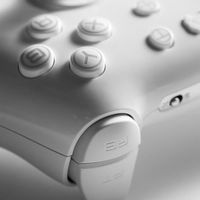 Manette de jeu PB 64 BT avec moteur de vibration pour analogique 3D pour Switch/Switch 2 Windows/Android